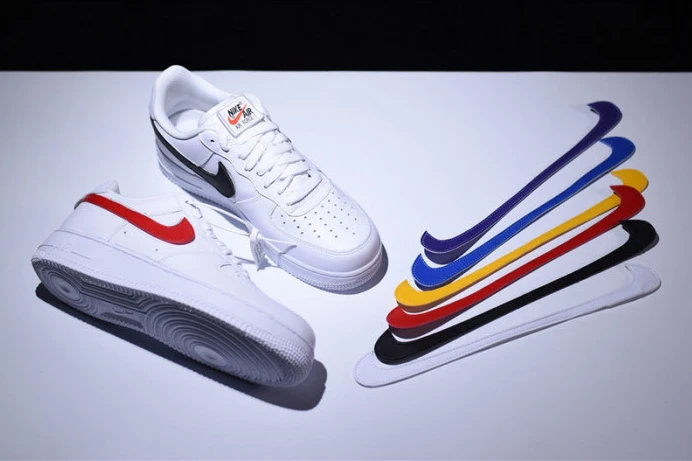 WellDesigned nike air force 1 velcro pack white | ah8462- 3053