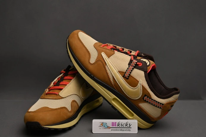 WellDesigned nike air max 1 travis scott cactus jack baroque brown do9392- 3329