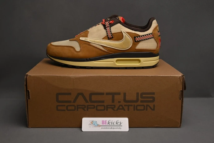 WellDesigned nike air max 1 travis scott cactus jack baroque brown do9392- 3329