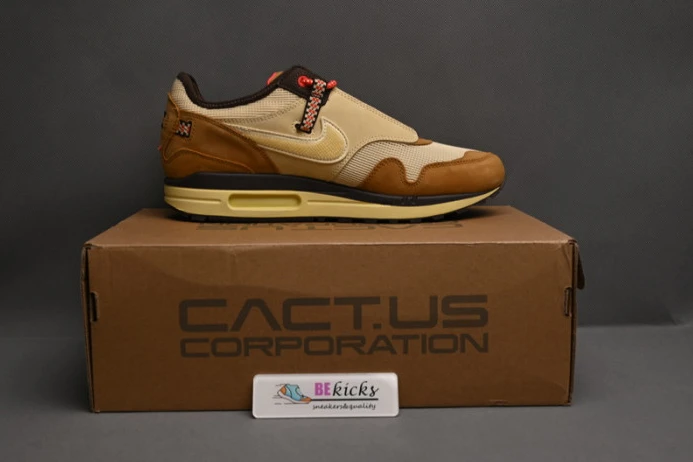 WellDesigned nike air max 1 travis scott cactus jack baroque brown do9392- 3329