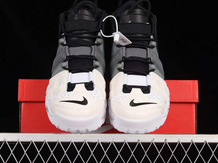 WellDesigned nike air more uptempo “tri-color” black-grey-white 921948- 3373