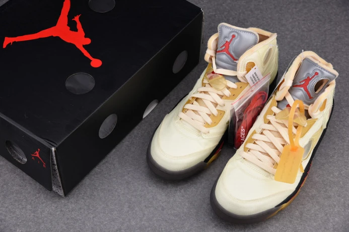 WellDesigned ofw air jordan 5 sail fire red dh8565- 1817