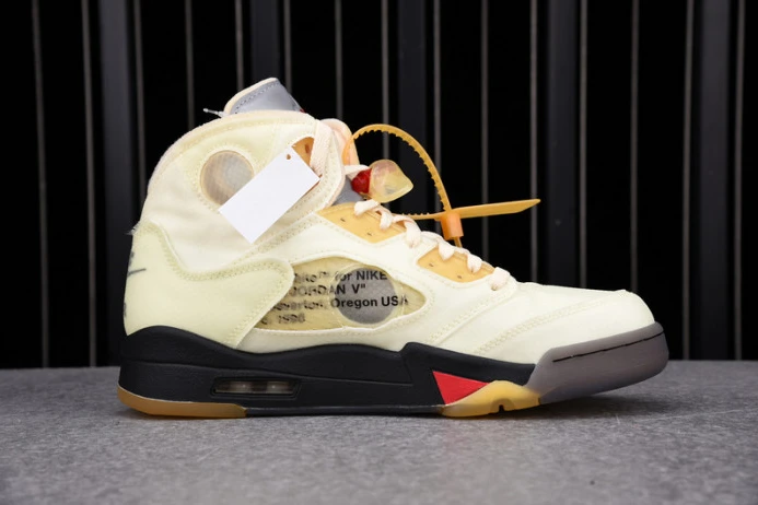 WellDesigned ofw air jordan 5 sail fire red dh8565- 1817