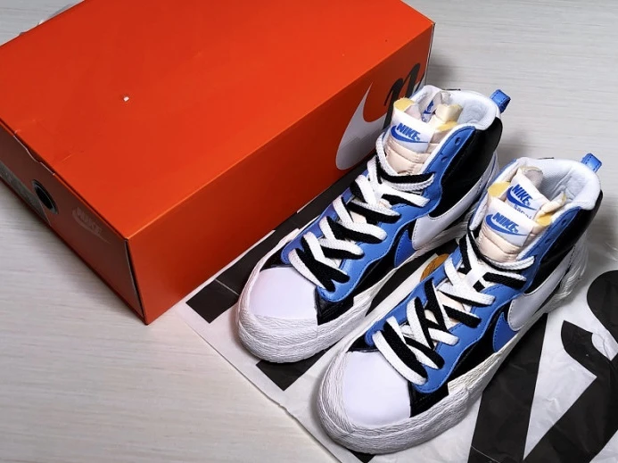 WellDesigned sacai nike blazer mid blue bv0072- 3140