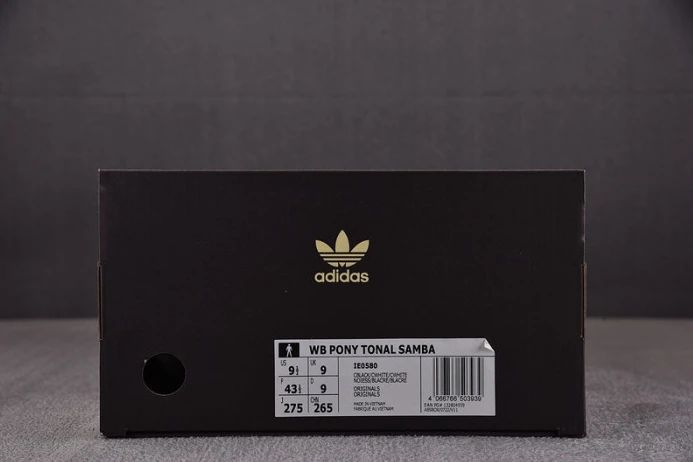 ad*s samba pony tonal wales bonner core black ie NewStyle 286