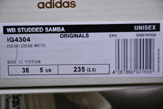 ad*s samba wales bonner studded pack cream white ig UrbanStyle 287