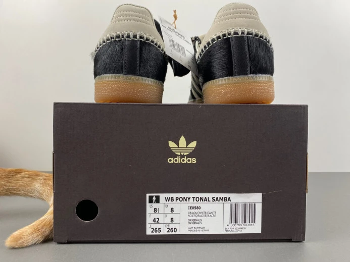 adidas Samba Pony Tonal Wales Bonner Core Black IE AllSeason 2886