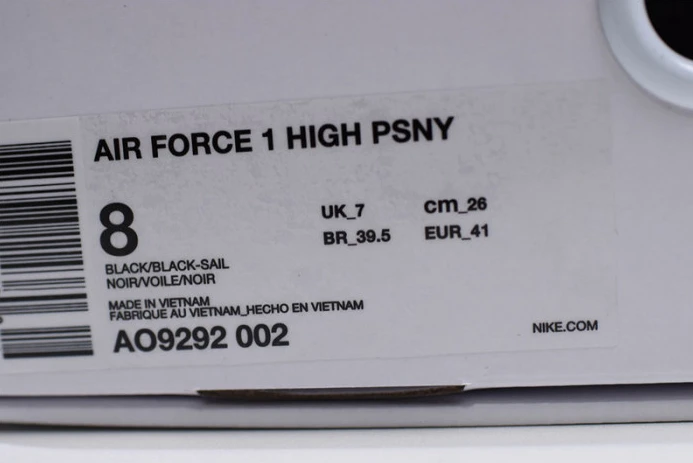 air force 1 high psny black ao9292- NewStyle 3000