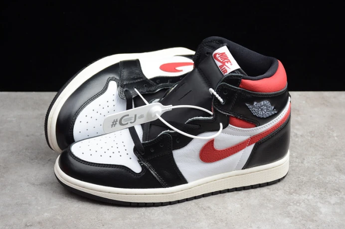 air jordan 1 black white gym red 555088- NewStyle 1287