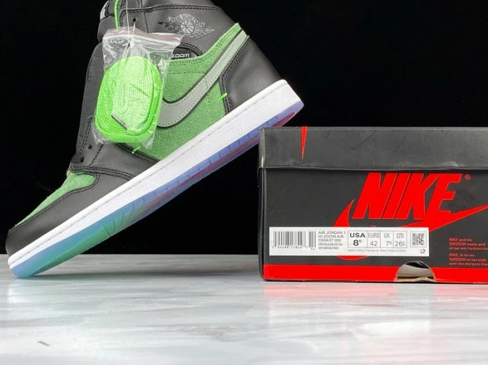 air jordan 1 high zoom “rage green” ck6637- BestValue 1244