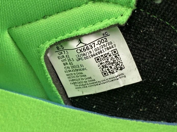 air jordan 1 high zoom “rage green” ck6637- BestValue 1244