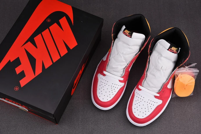 air jordan 1 light fusion red 555088- Trendy 1224