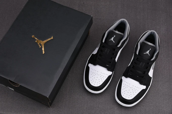 air jordan 1 low black white grey 558553- WellDesigned 1644