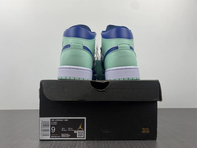 air jordan 1 mid "blue mint" 554724- WellDesigned 1658