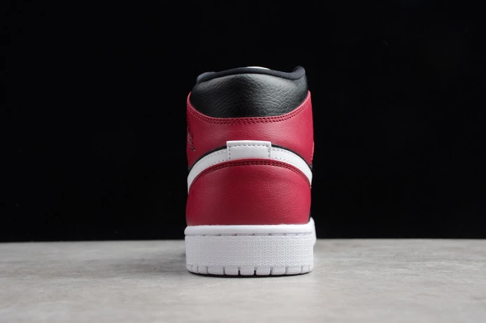 air jordan 1 mid black noble red bq6472- WellDesigned 1254