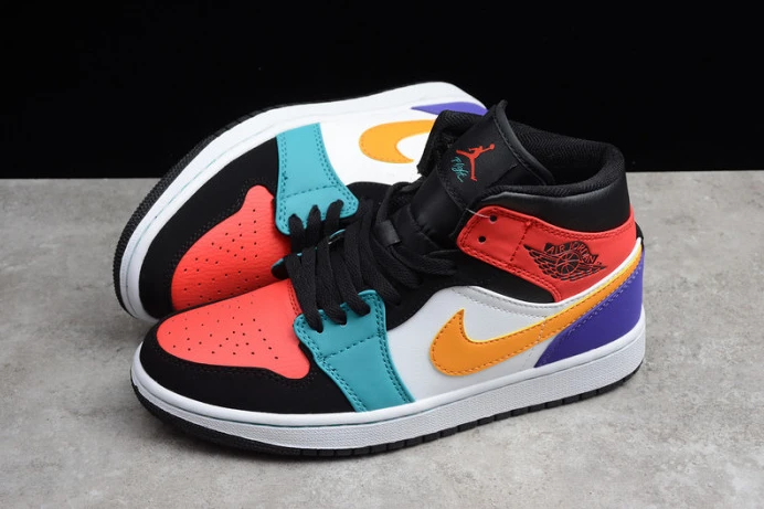 air jordan 1 mid multi-color 554724- Fashionable 1303