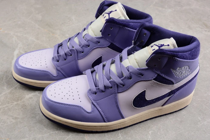 air jordan 1 mid se chenille sky j light purple (women''s) dz3745- SmartChoice 1601