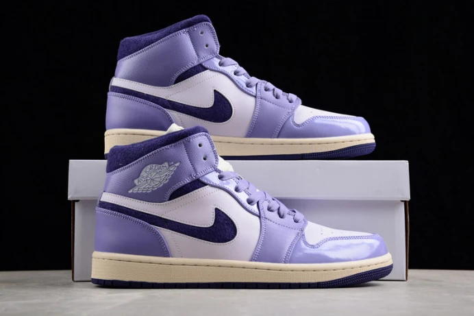 air jordan 1 mid se chenille sky j light purple (women''s) dz3745- SmartChoice 1601