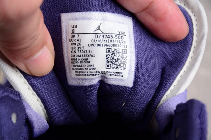 air jordan 1 mid se chenille sky j light purple (women''s) dz3745- SmartChoice 1601
