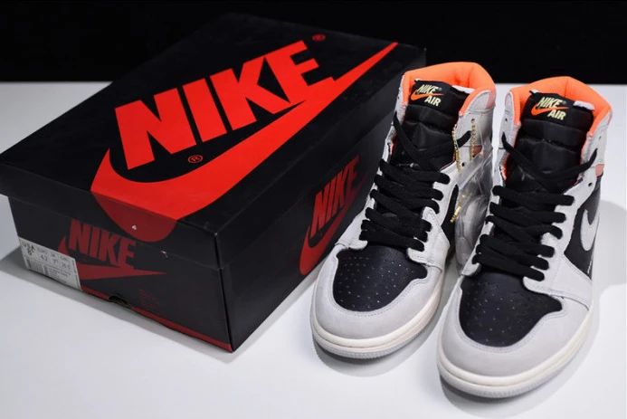air jordan 1 neutral grey hyper crimson 555088- Fashionable 1309