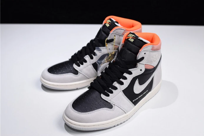 air jordan 1 neutral grey hyper crimson 555088- Fashionable 1309
