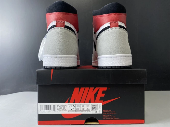 air jordan 1 retro high light smoke grey 555088- DailyWear 1253