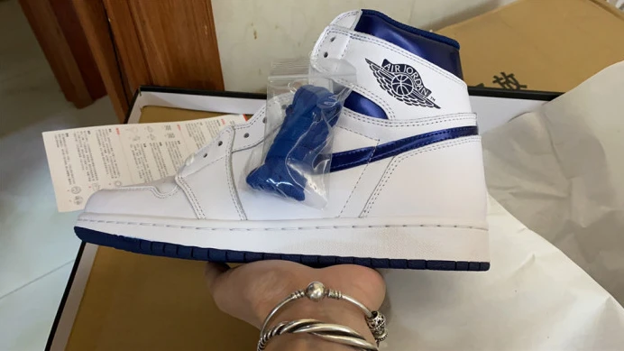 air jordan 1 retro high og ''metallic navy'' 555088- GoodFit 1234