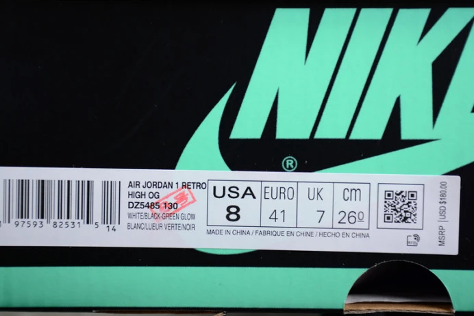 air jordan 1 retro high og green glow dz5485- EasyMatch 1359