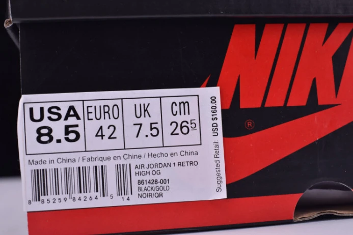 air jordan 1 retro high og nrg complexcon “top 3 gold” 861428- Popular 1338
