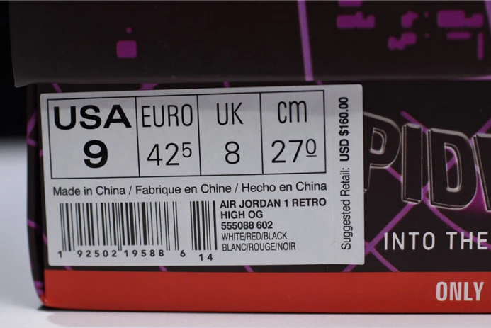air jordan 1 retro high spider-man 555088- GoodFit 1312