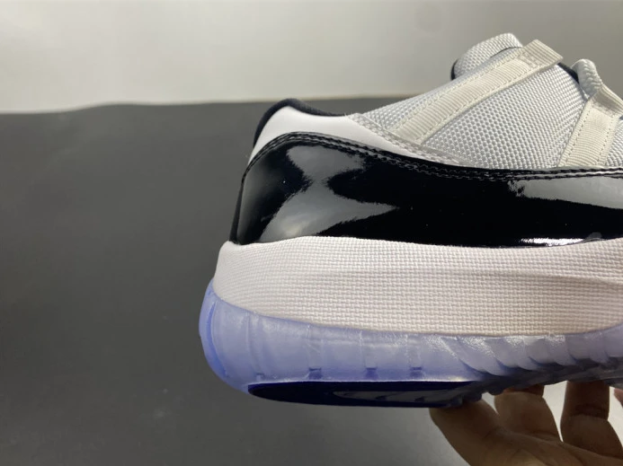 air jordan 11 retro low "concord" black  white mens 528895- DailyWear 1770