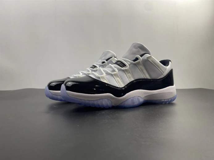 air jordan 11 retro low "concord" black  white mens 528895- DailyWear 1770