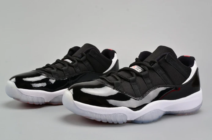 air jordan 11 retro low "infrared 23" black mens 528895- NewStyle 1787