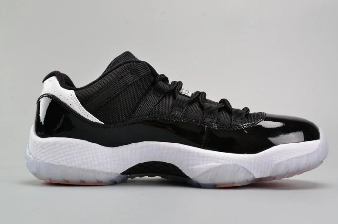 air jordan 11 retro low "infrared 23" black mens 528895- NewStyle 1787