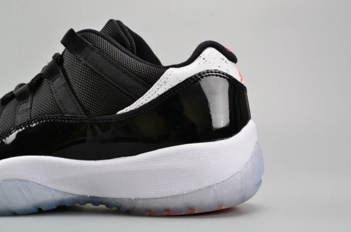 air jordan 11 retro low "infrared 23" black mens 528895- NewStyle 1787
