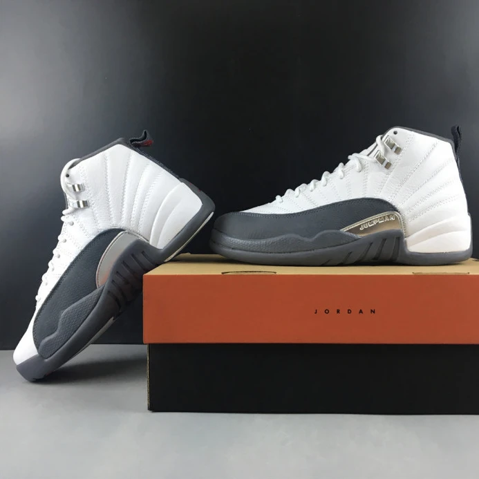 air jordan 12 gs white   dark grey 153265- TopPick 1685