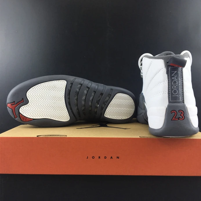 air jordan 12 gs white   dark grey 153265- TopPick 1685