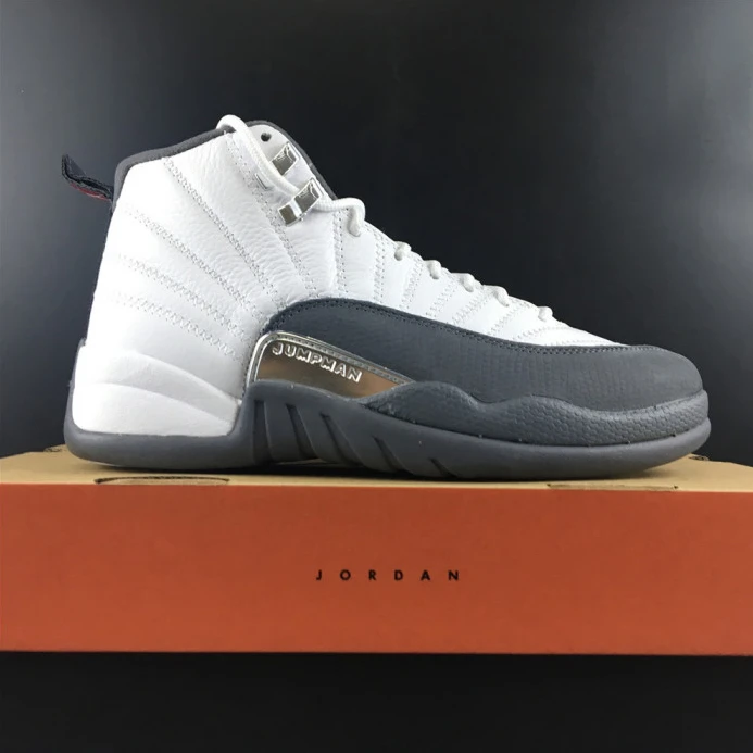 air jordan 12 gs white   dark grey 153265- TopPick 1685