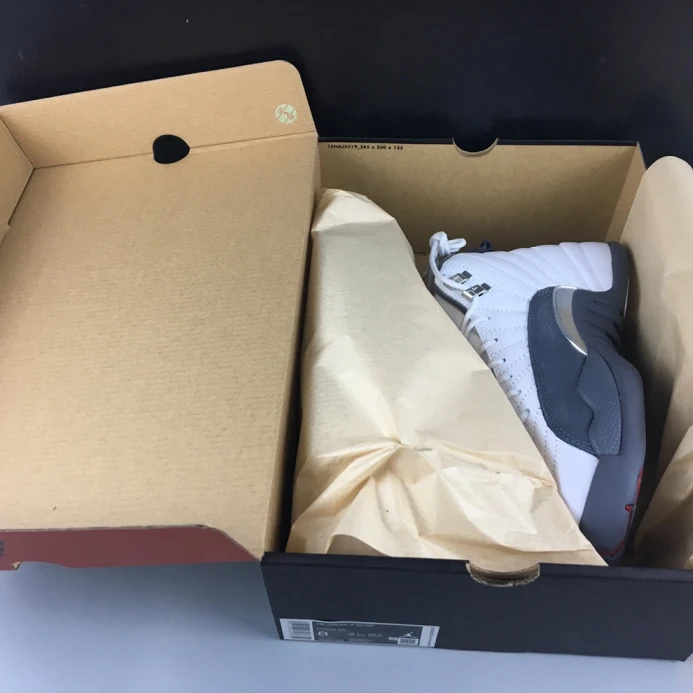 air jordan 12 gs white   dark grey 153265- TopPick 1685