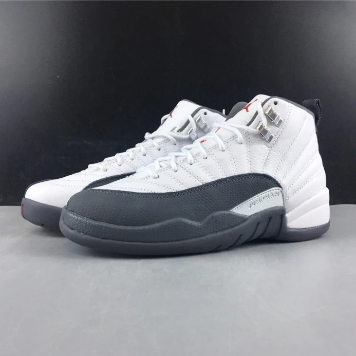 air jordan 12 gs white   dark grey 153265- TopPick 1685