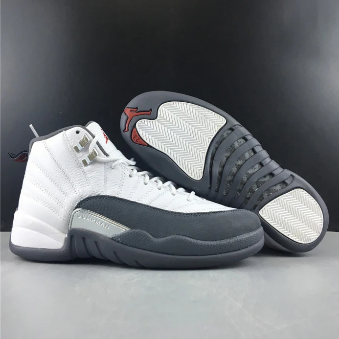 air jordan 12 gs white   dark grey 153265- TopPick 1685