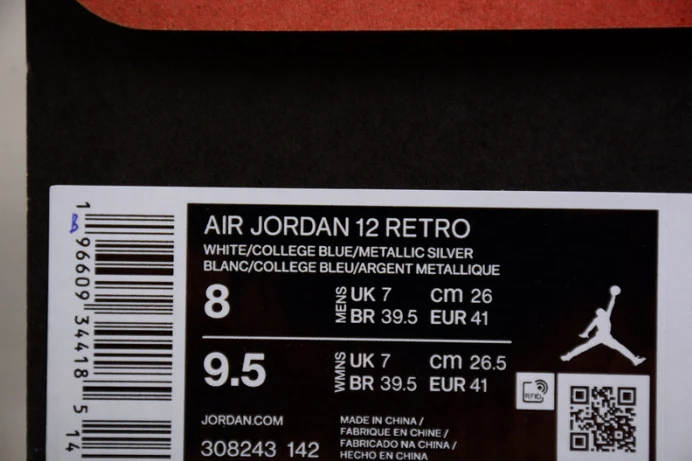 air jordan 12 retro women''s white university blue 308243- GoAnywhere 1396