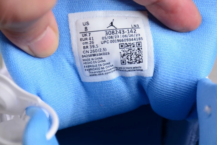 air jordan 12 retro women''s white university blue 308243- GoAnywhere 1396