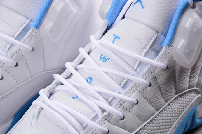 air jordan 12 retro women''s white university blue 308243- GoAnywhere 1396