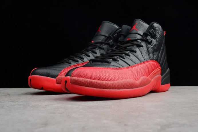 air jordan 12 “flu game” black varsity red mens 130690- SportInspired 1695