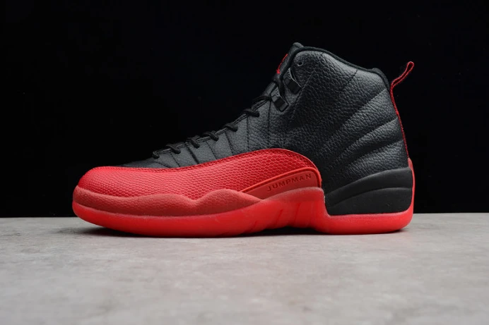 air jordan 12 “flu game” black varsity red mens 130690- SportInspired 1695