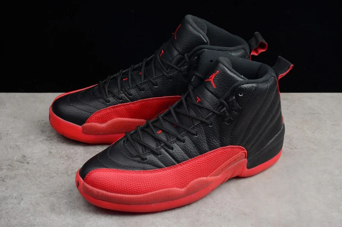 air jordan 12 “flu game” black varsity red mens 130690- SportInspired 1695
