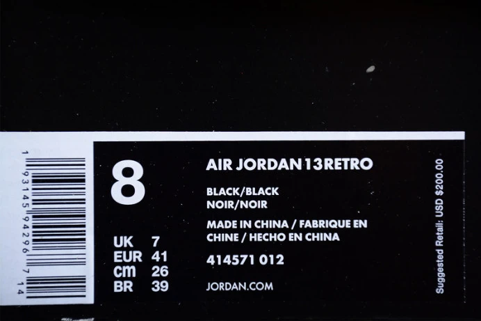 air jordan 13 black cat 414571- NewStyle 1429