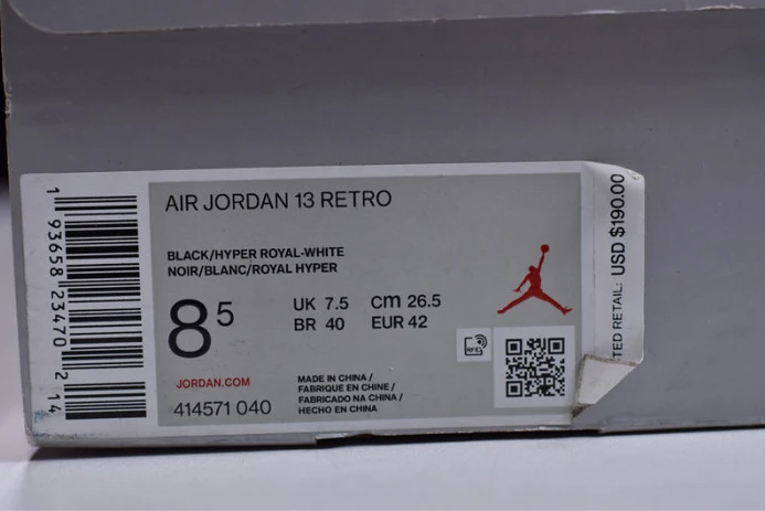 air jordan 13 black hyper royal 414571- SmartChoice 1437