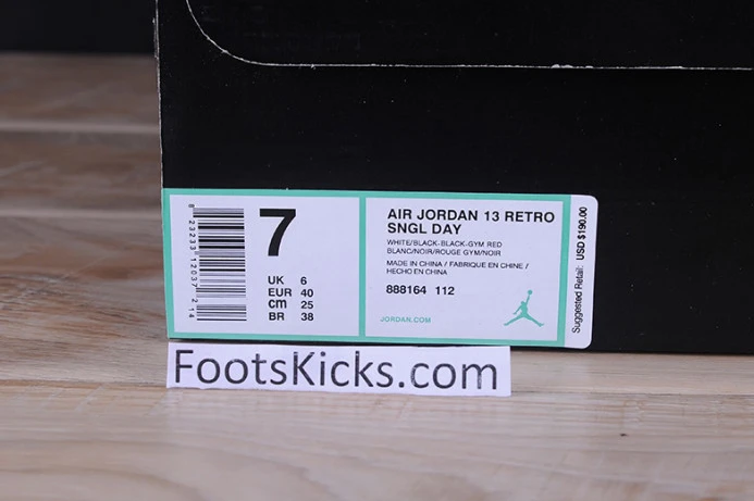 air jordan 13 retro sngl day "love and respect" black  white mens 888164- EasyMatch 1173